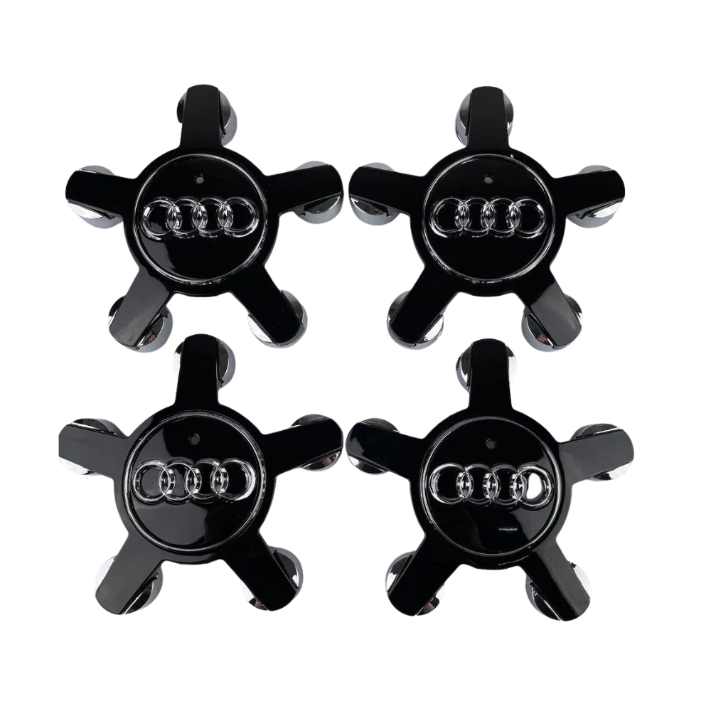 Audi Wheel Centre Caps (Pack of 4) – Multiple Sizes Available
