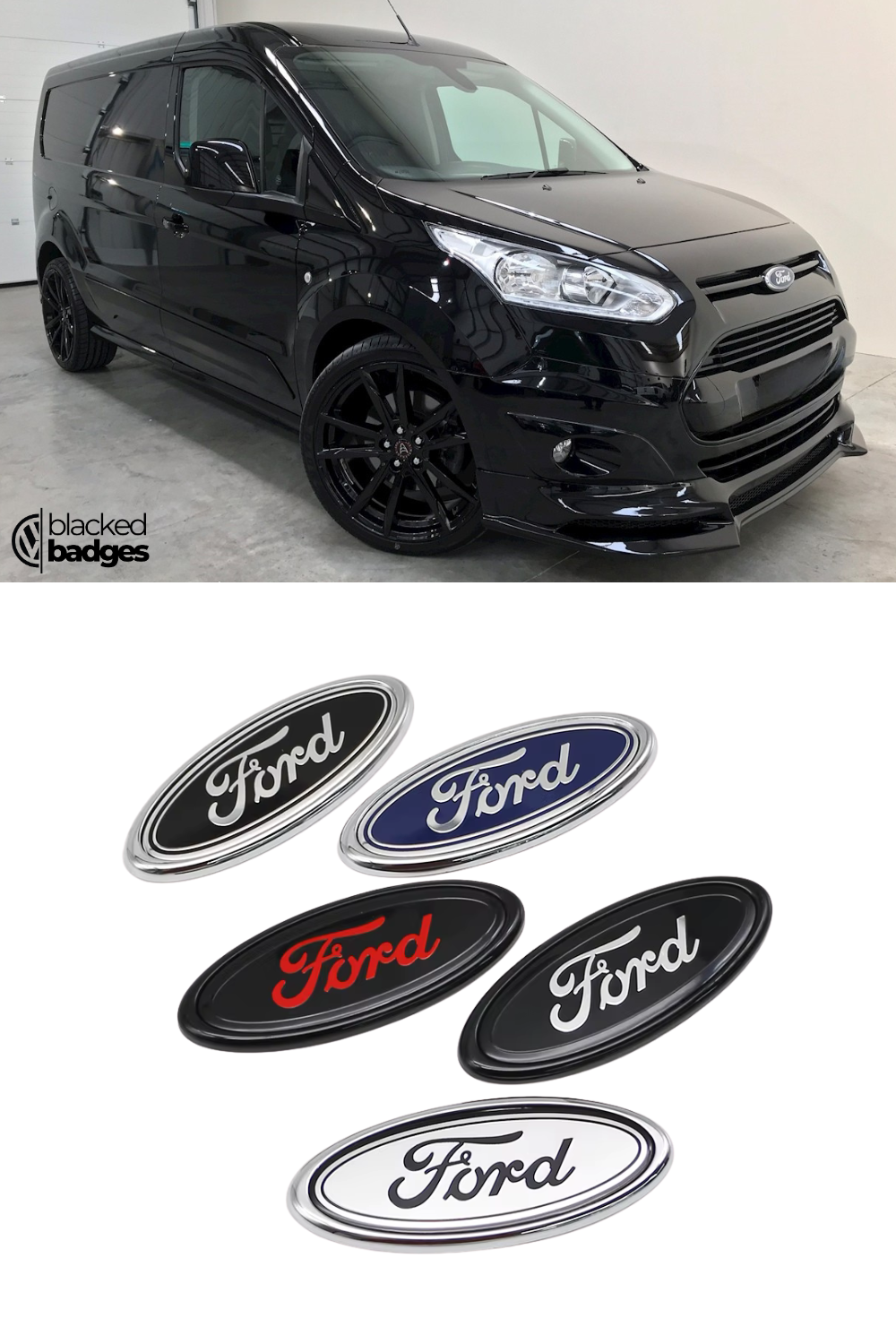 Ford Transit Connect Front + Rear Badges (2002 - 2025)