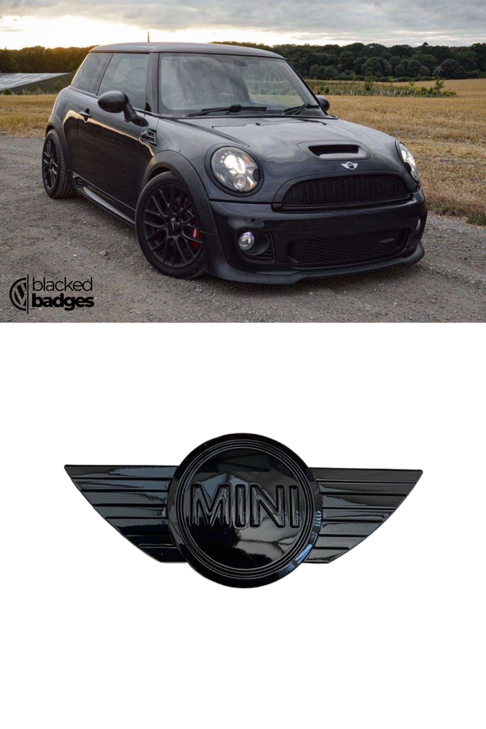 Mini R56 Back Logo Mini Cooper Replacement Badges - R56 (2006 to 2013) – BlackedBadges