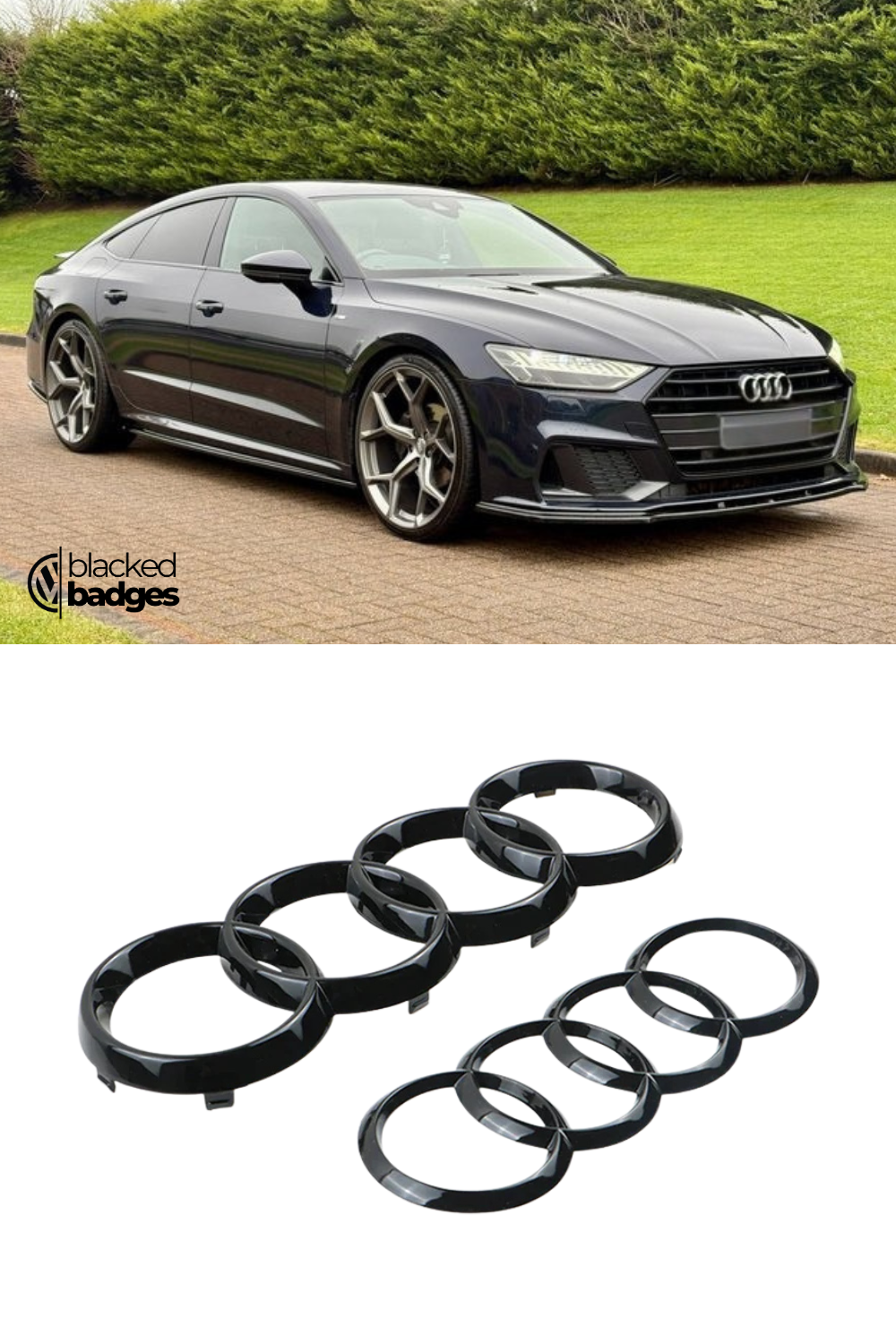 Audi A7 2010 - 2023 Front + Rear Badges