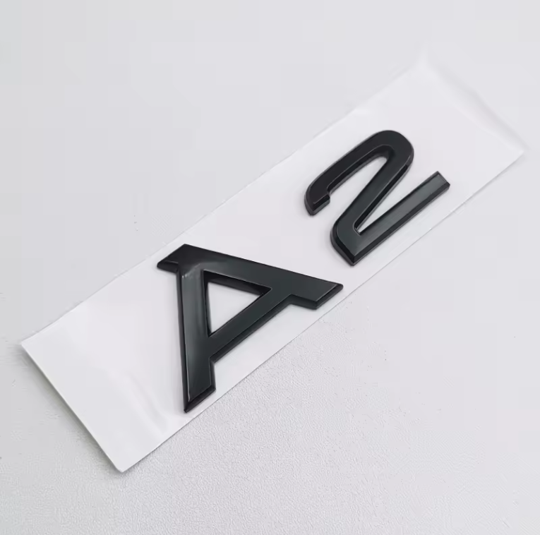 Audi A1 - A8 Gloss Black / Chrome Badges + S-Line