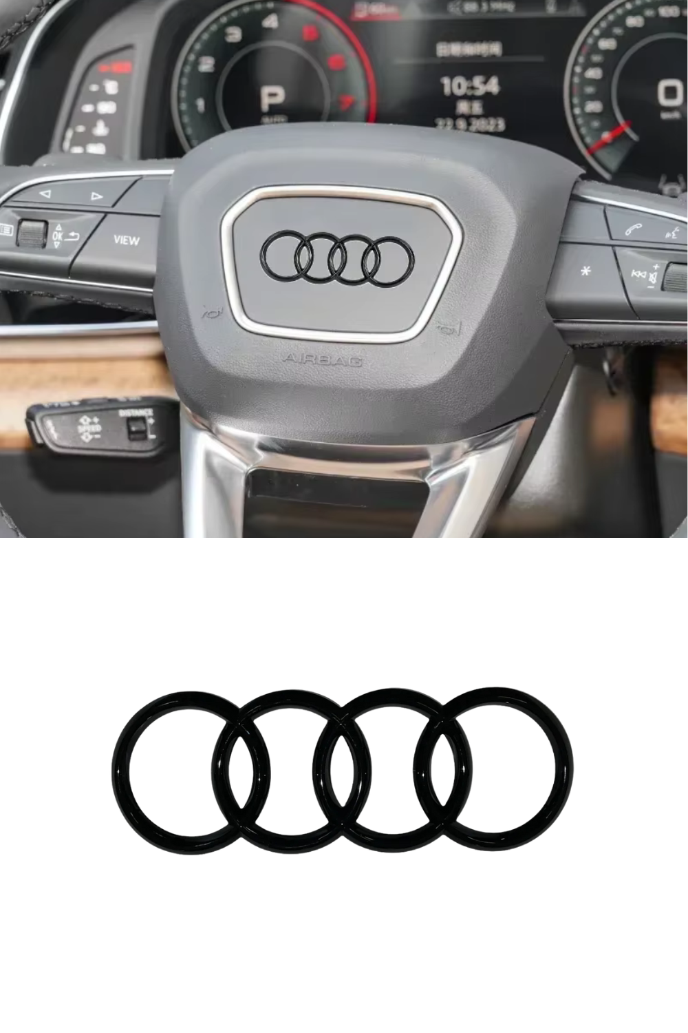 Audi Steering Wheel Badge - ALL MODELS
