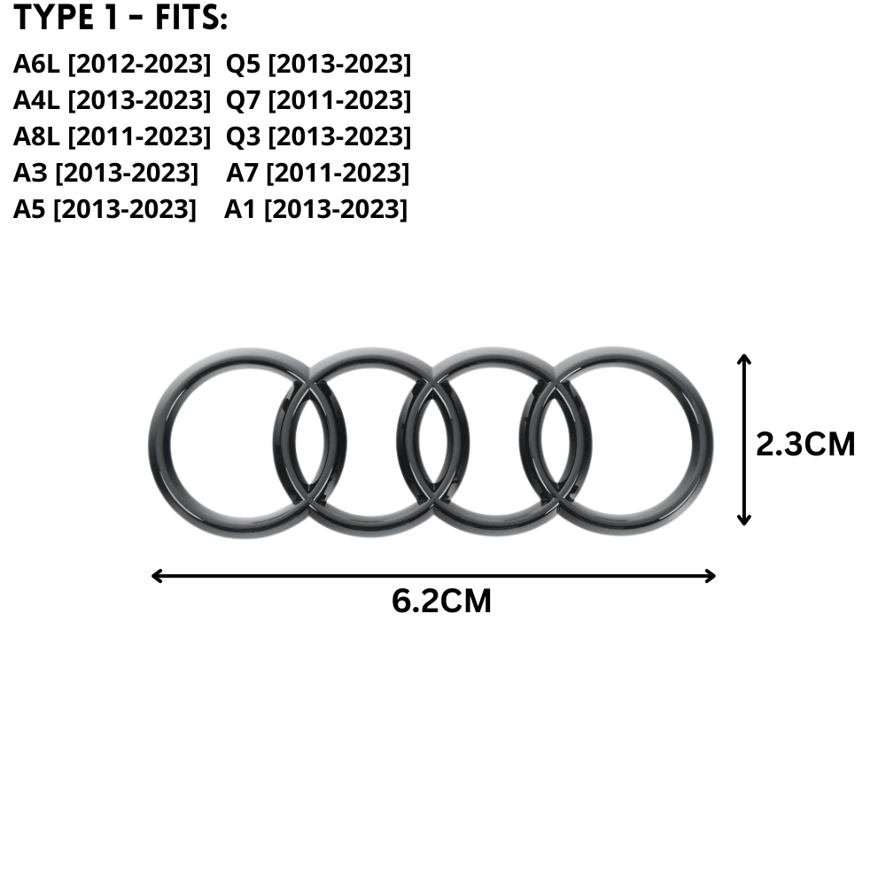 Audi Steering Wheel Badge - ALL MODELS