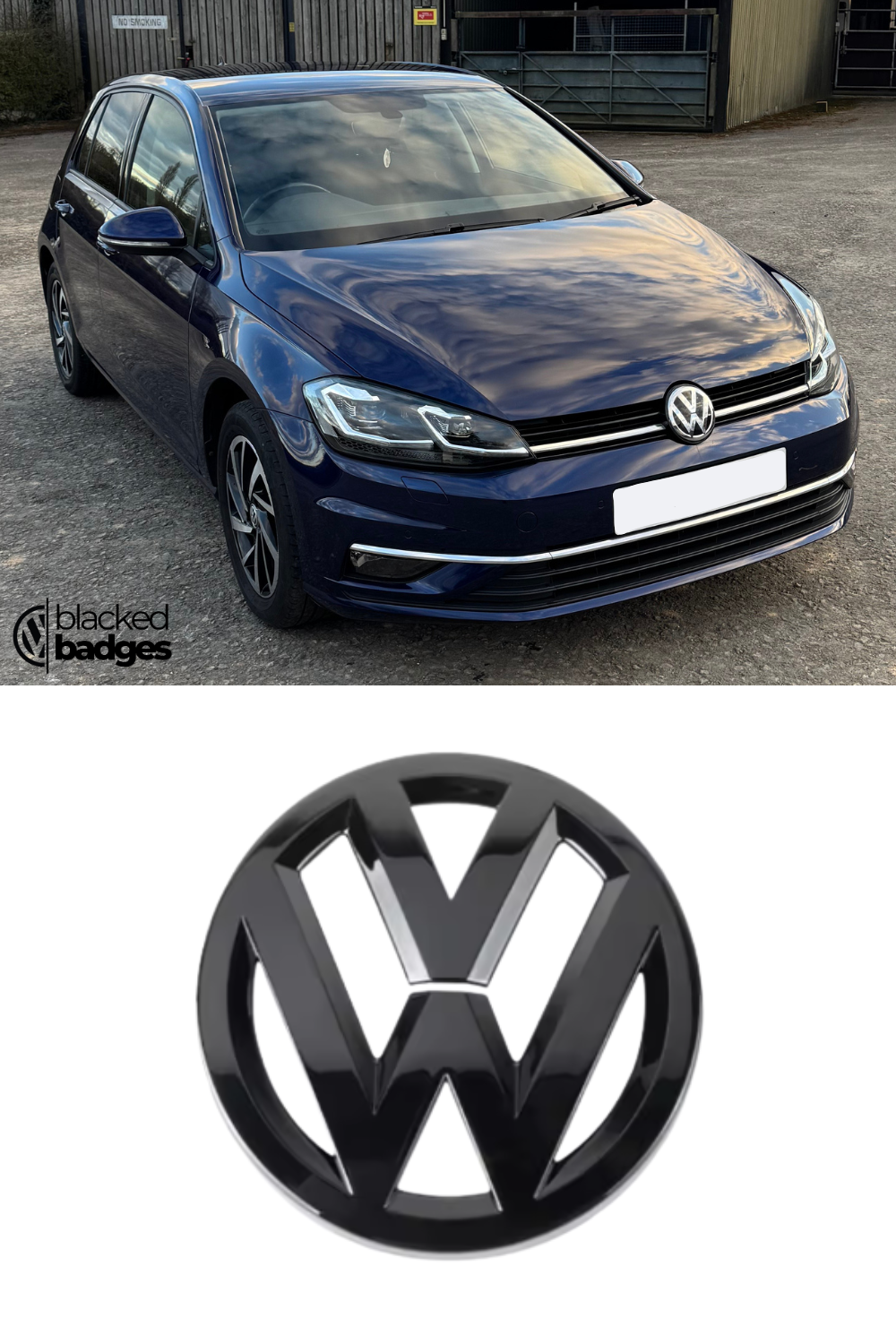 VW GOLF MK7.5 Front + Rear Replacement Badges