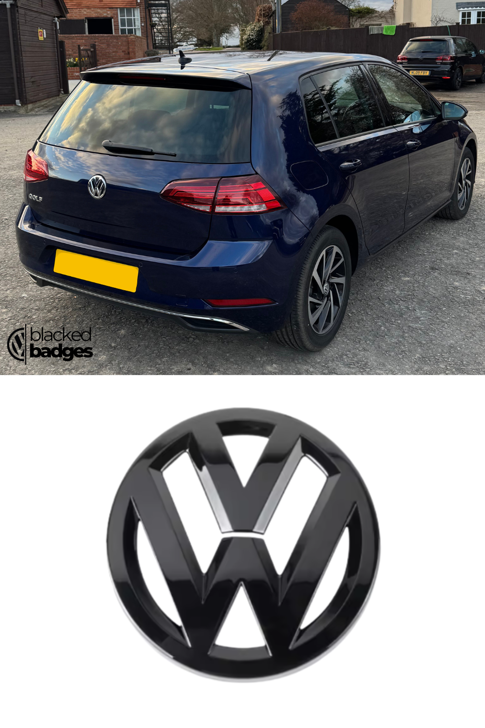 VW GOLF MK7.5 Front + Rear Replacement Badges