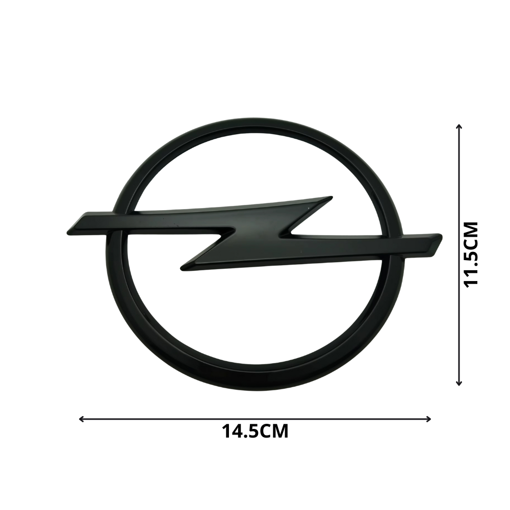 Opel Corsa / Astra Badge - Gloss Black