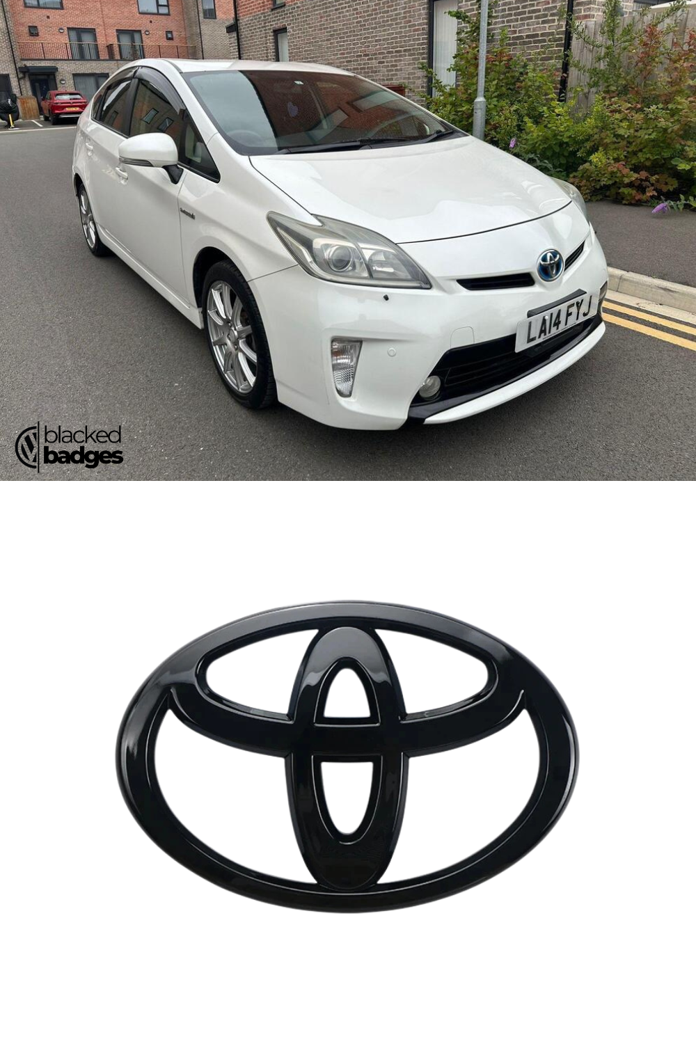 Toyota Overlay Badges - Gloss Black - ALL MODELS
