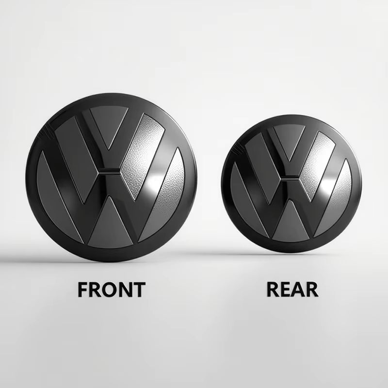 VW Golf MK7 (2013–2016) Front & Rear Overlay Badge Covers