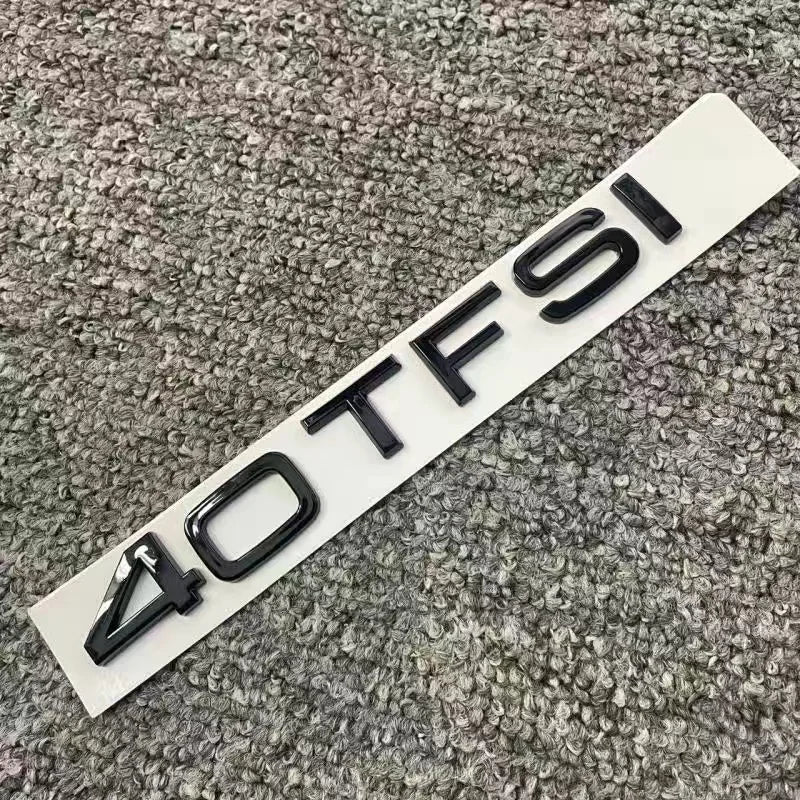 Audi A3 Full Badge Set Gloss Black (2010 - 2019)