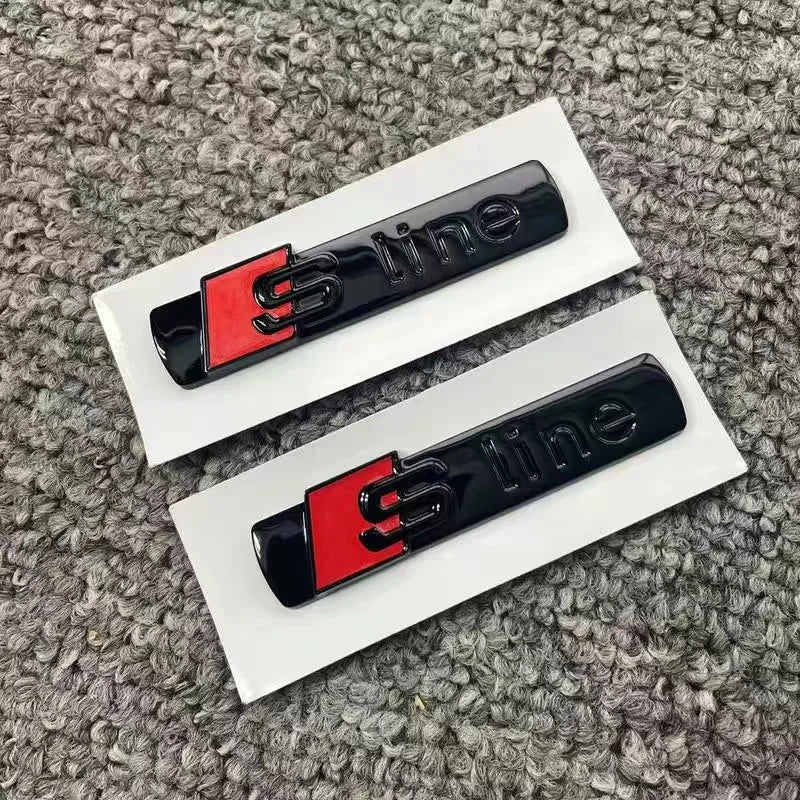 Audi A3 Full Badge Set Gloss Black (2010 - 2019)