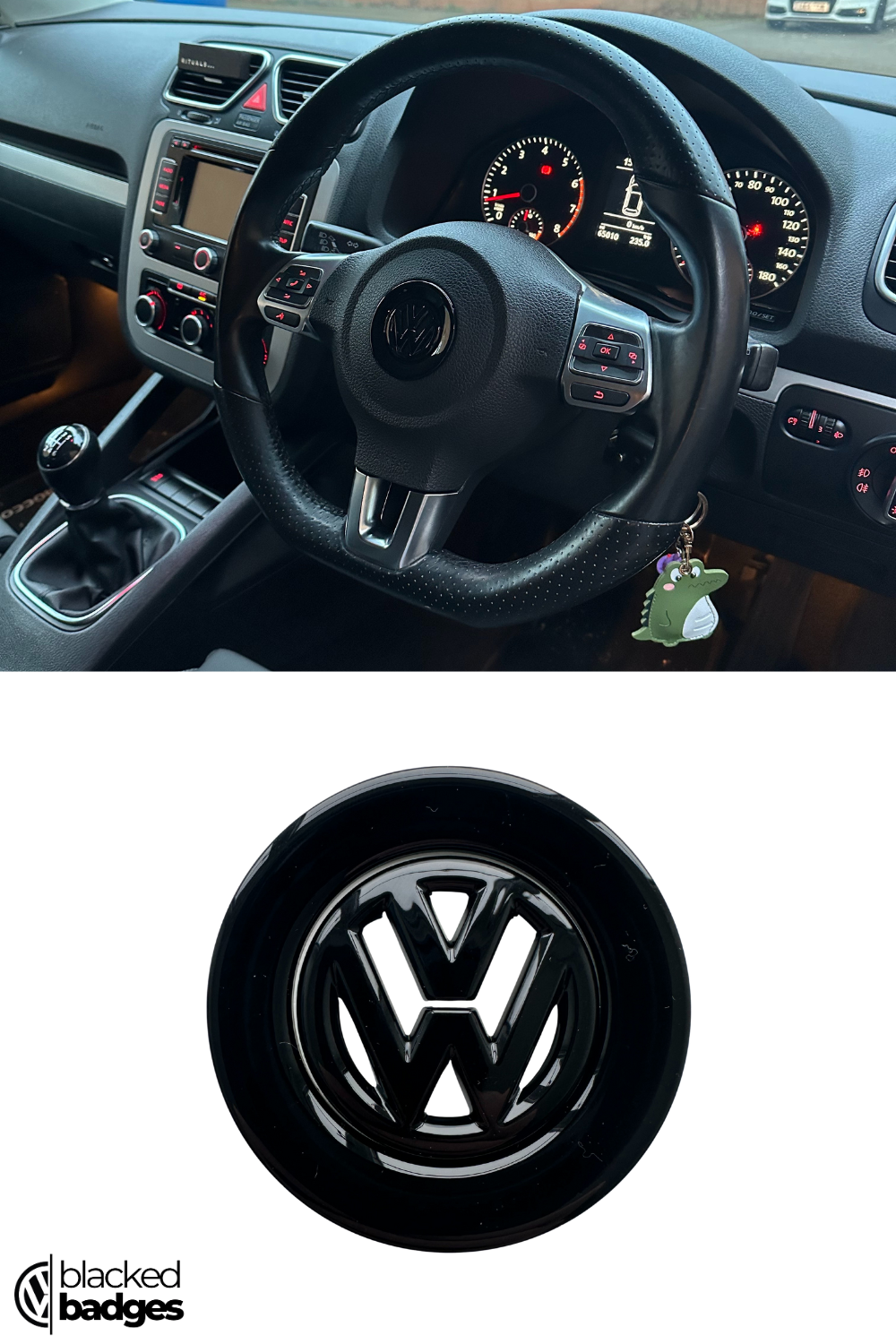 VW Steering Wheel Badge - All Models