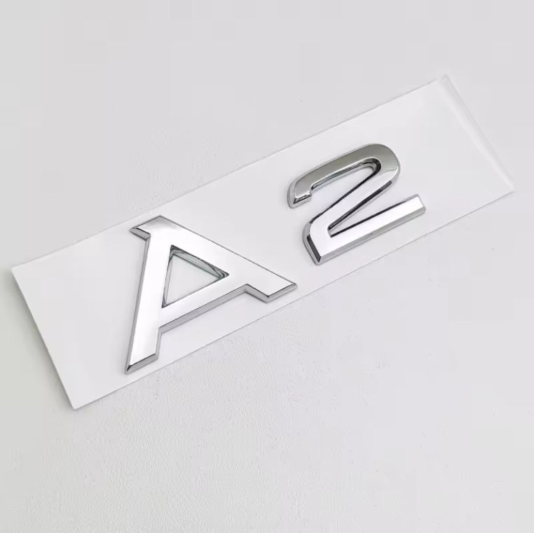 Audi A1 - A8 Gloss Black / Chrome Badges + S-Line