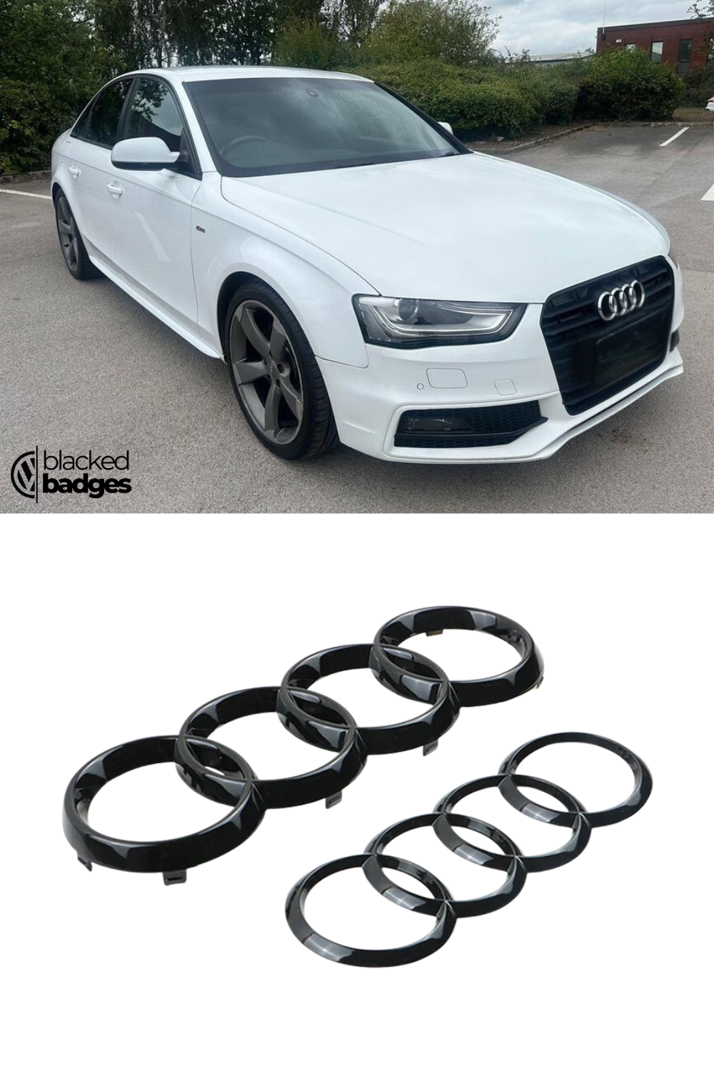 Audi A4 / S4 / RS4 Front + Rear Badge (2004 - 2023)