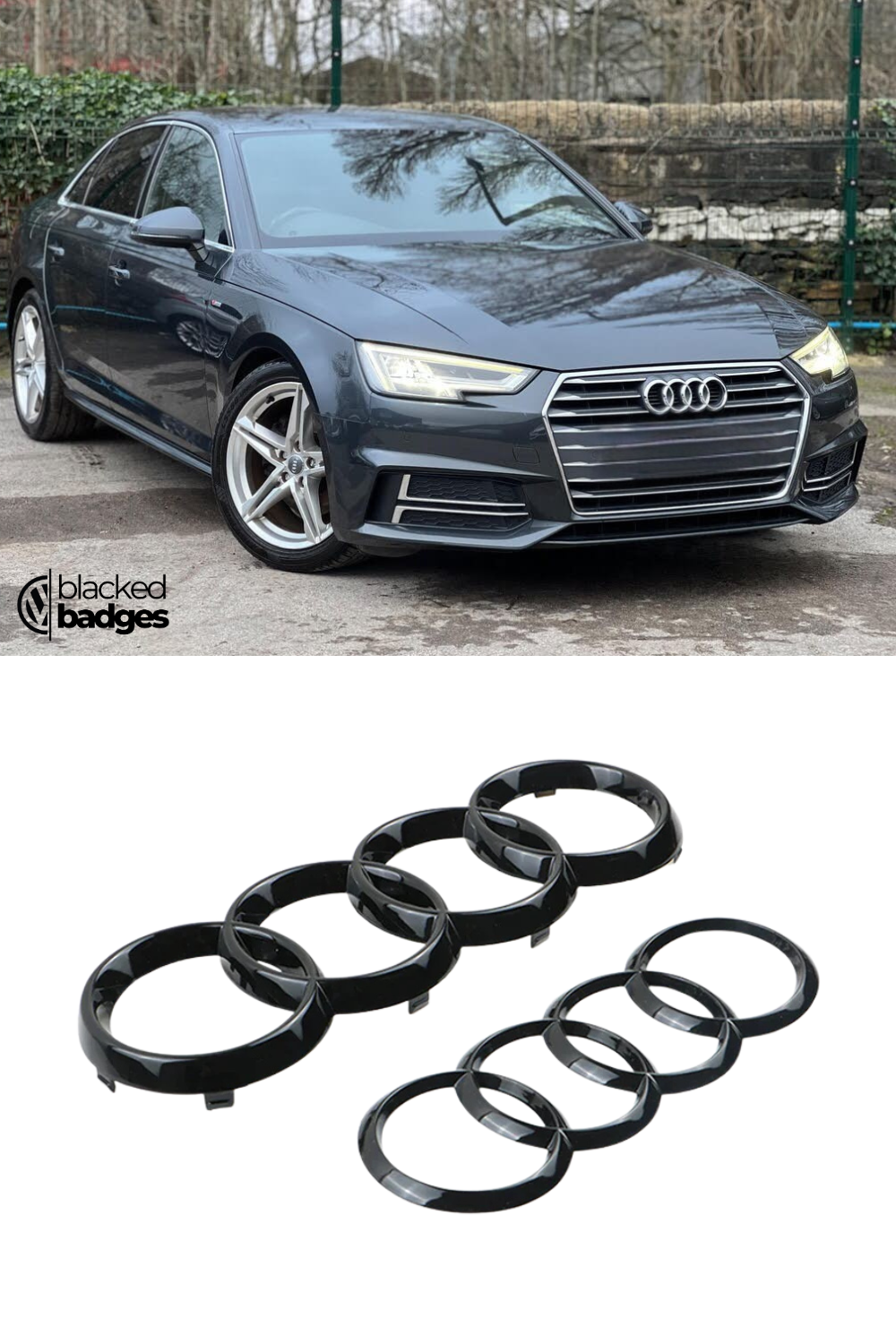 Audi A4 / S4 / RS4 Front + Rear Badge (2004 - 2023)