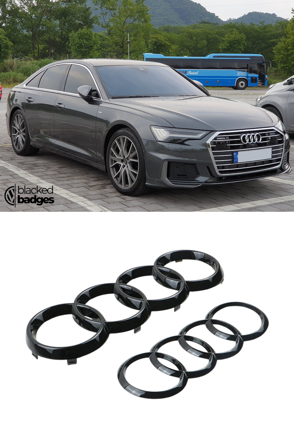 Audi A6/S6/RS6 Front + Rear Badge (2004 - 2023)