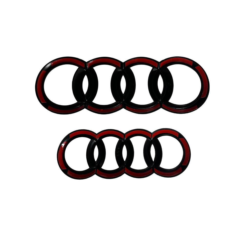 Audi A1/S1 Front + Rear Overlay Badges  (2010 - 2024)