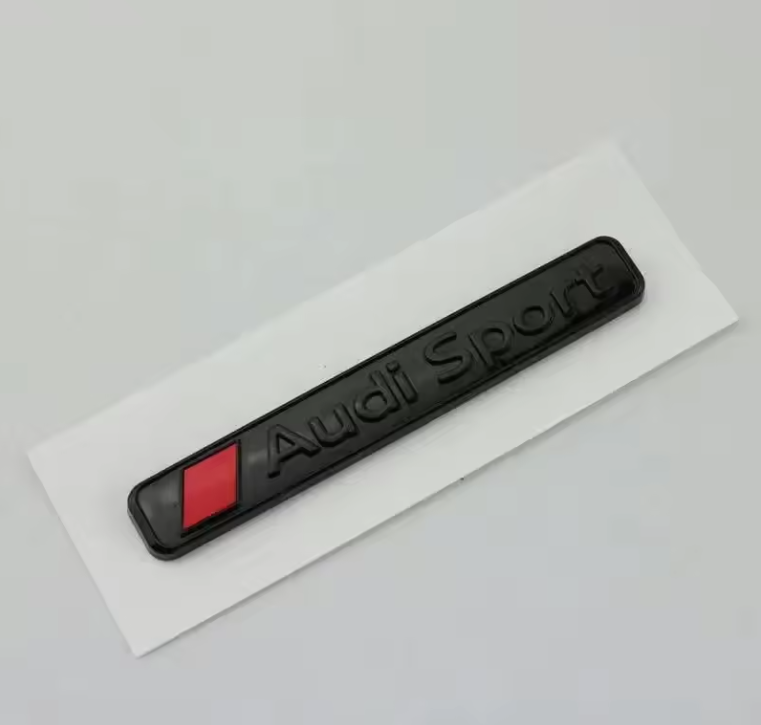 Audi S3 Full Badge Set Gloss Black (2010 - 2019)