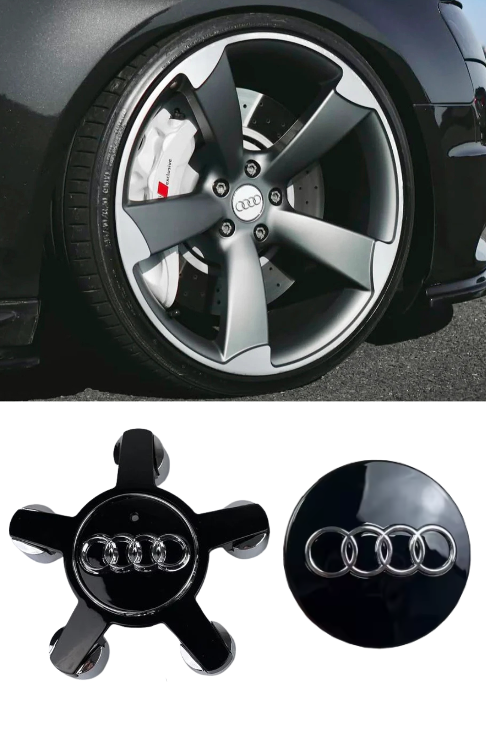 Audi Wheel Cap Replacements Pack Of 4 - ALL MODELS