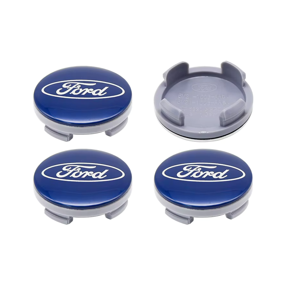 Ford Wheel Caps - Set Of 4 - 54mm