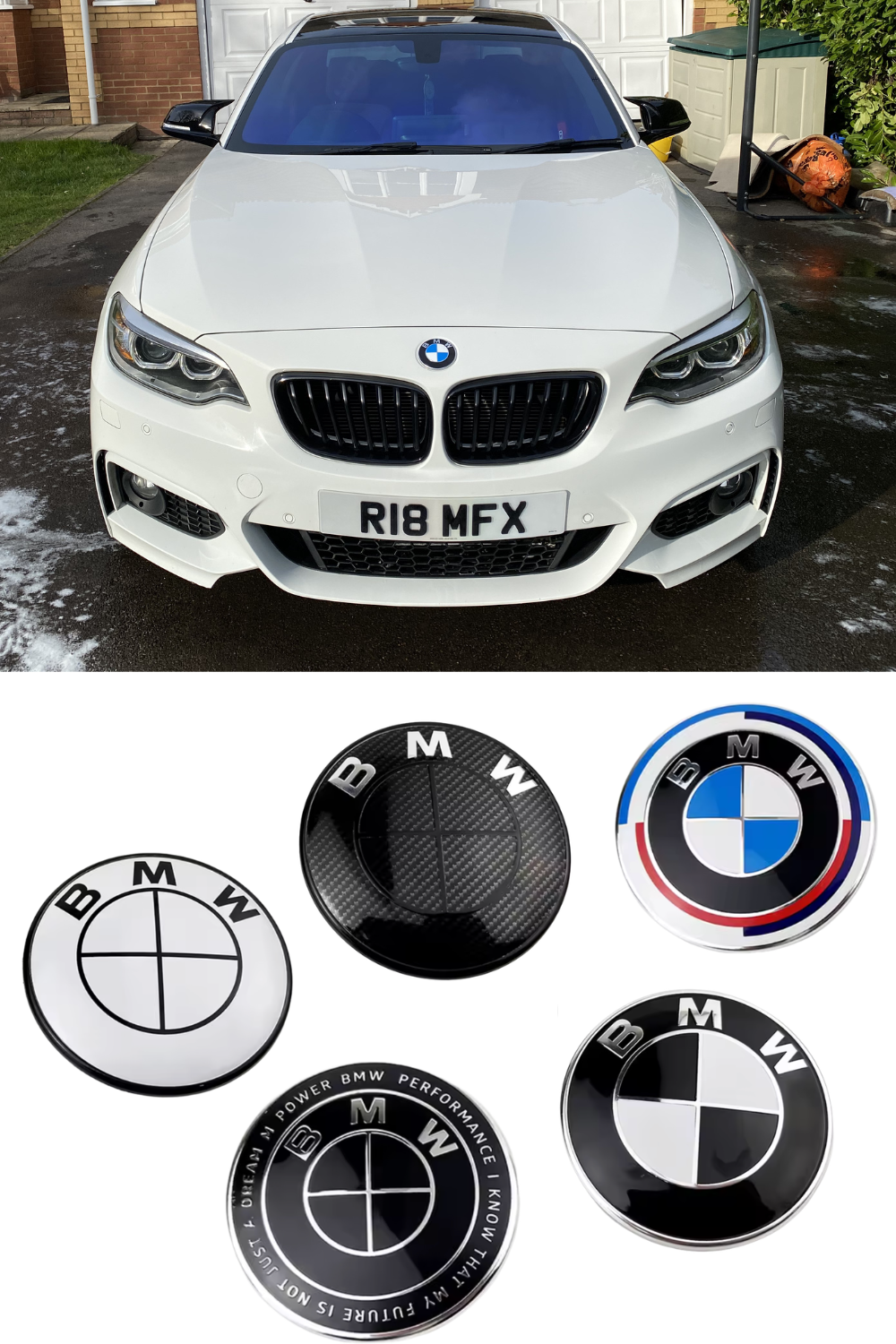 BMW 2 SERIES (2014 - 2018) Front + Rear Badges
