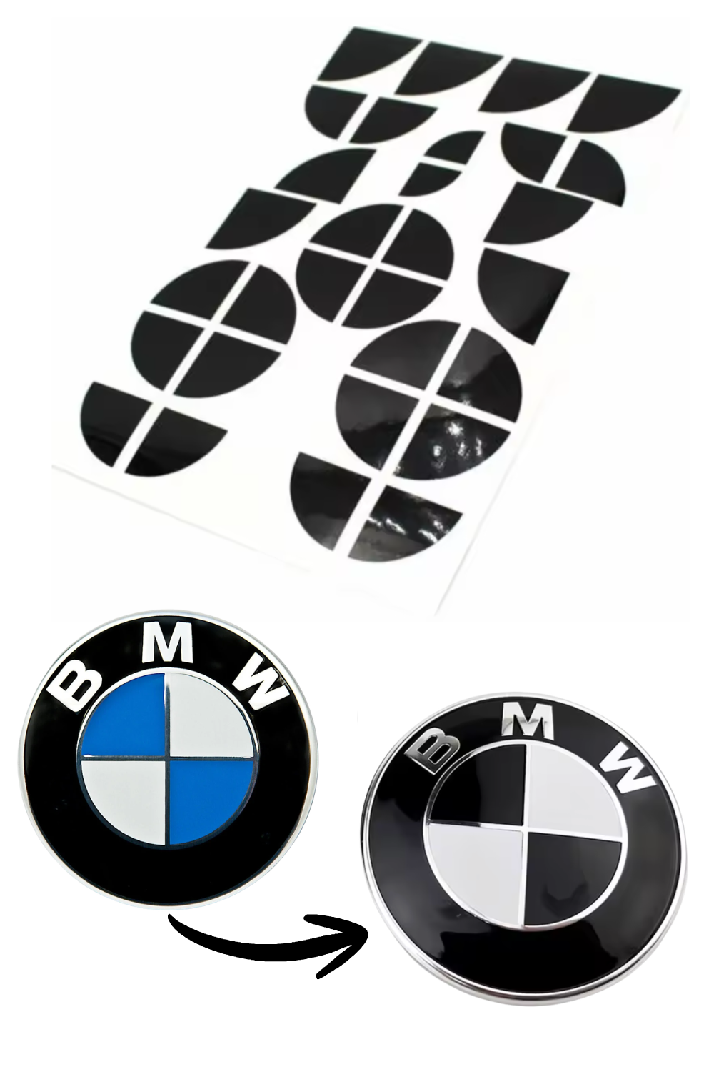 BMW Sticker Overlay Sheet - FULL SET