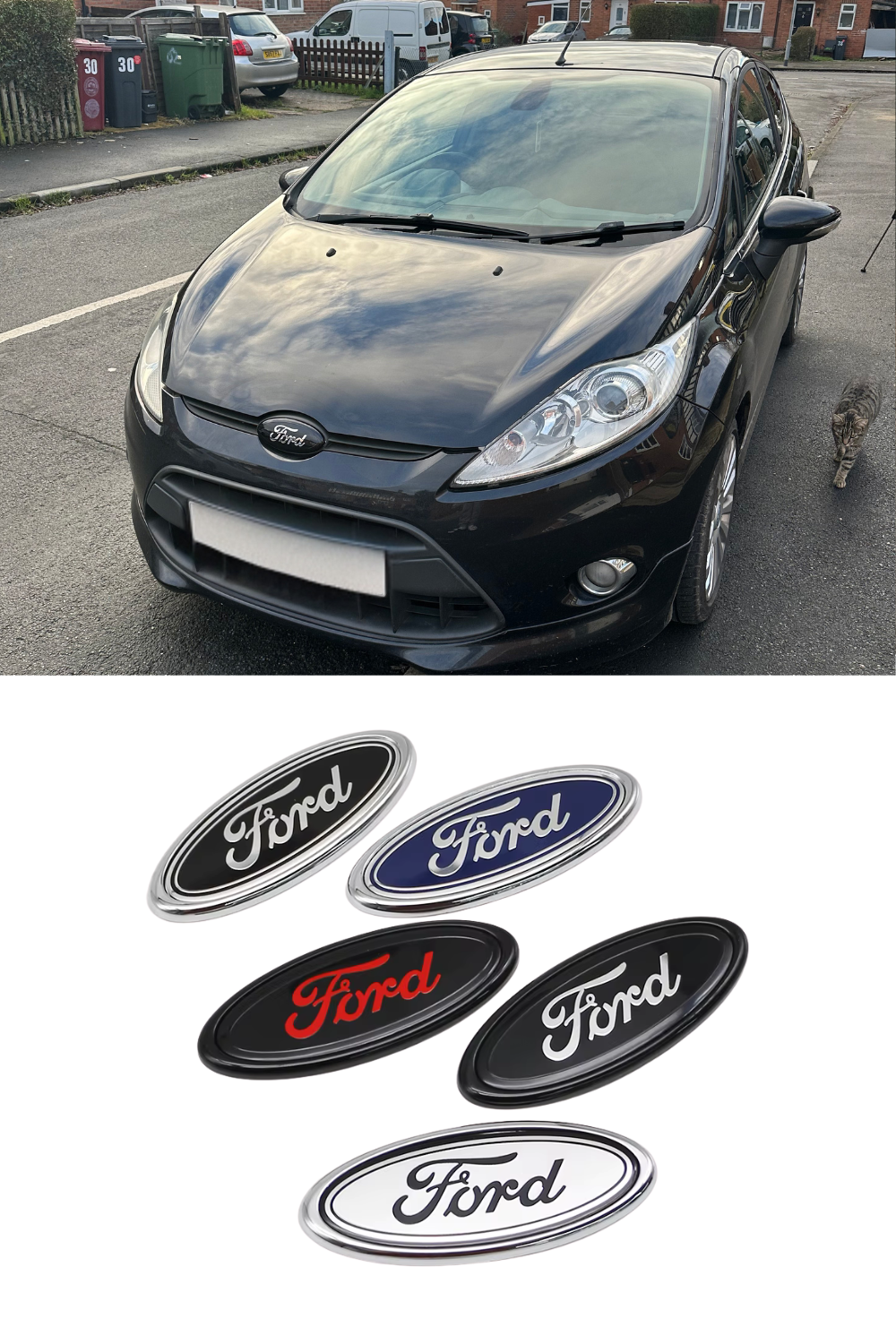 Ford Fiesta 2006 - 2022 Front + Rear Badges