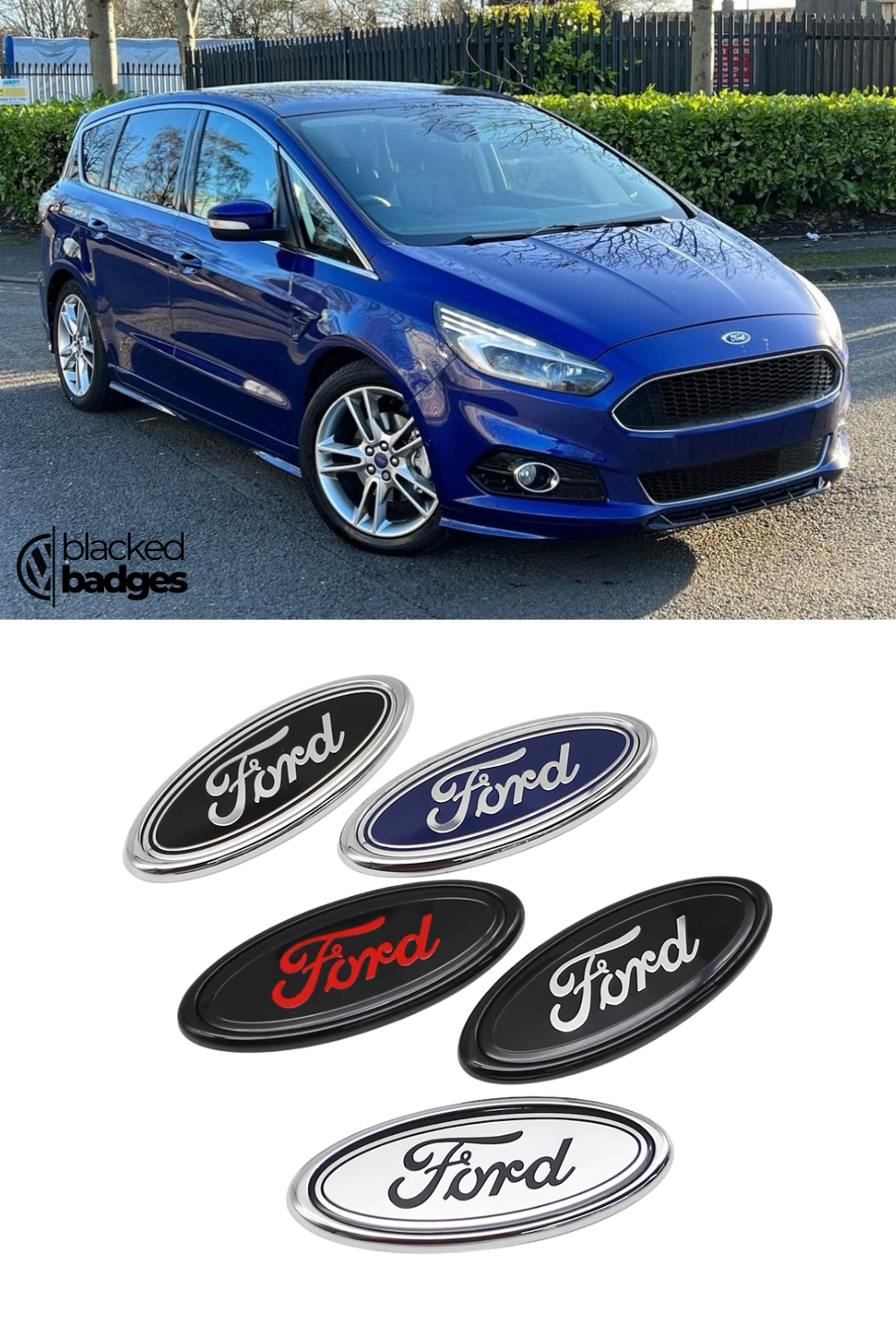 Ford S-Max 2006 - 2023 Front + Rear Badges