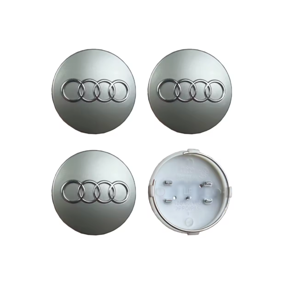 Audi Wheel Centre Caps (Pack of 4) – Multiple Sizes Available