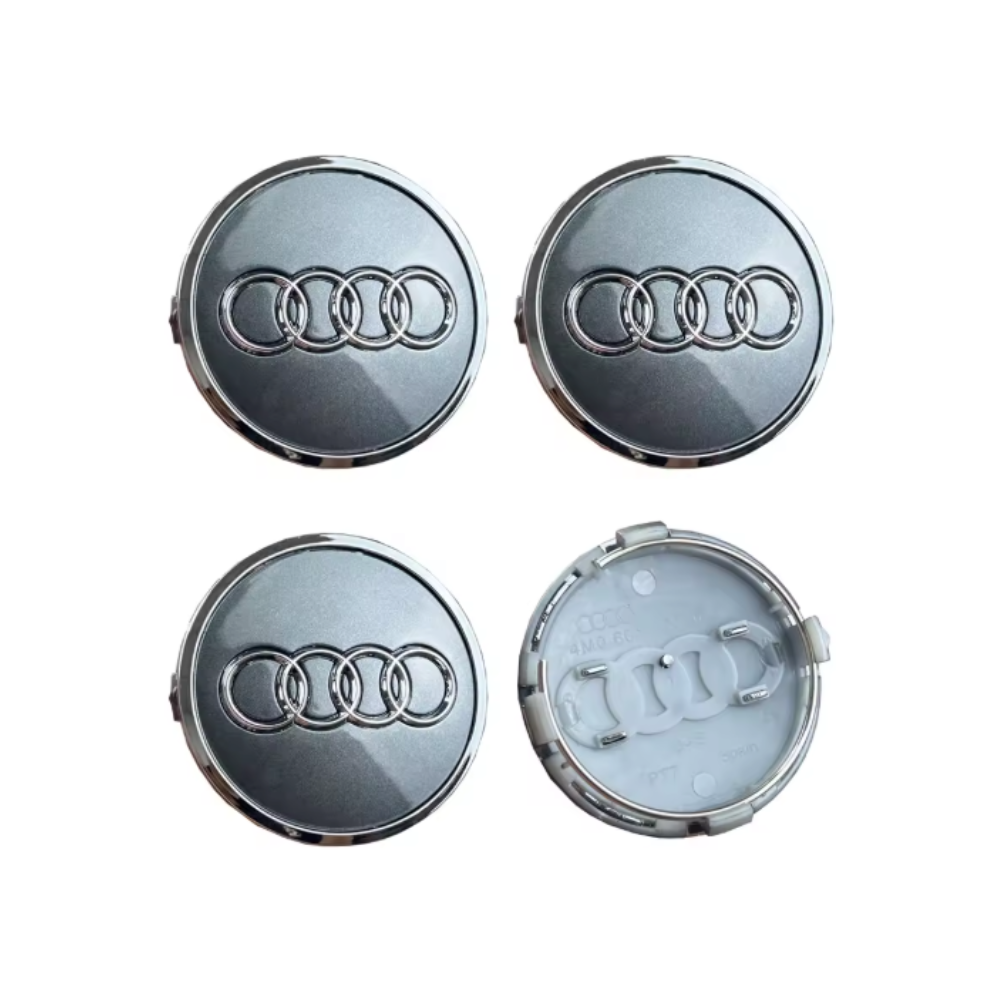 Audi Wheel Centre Caps (Pack of 4) – Multiple Sizes Available
