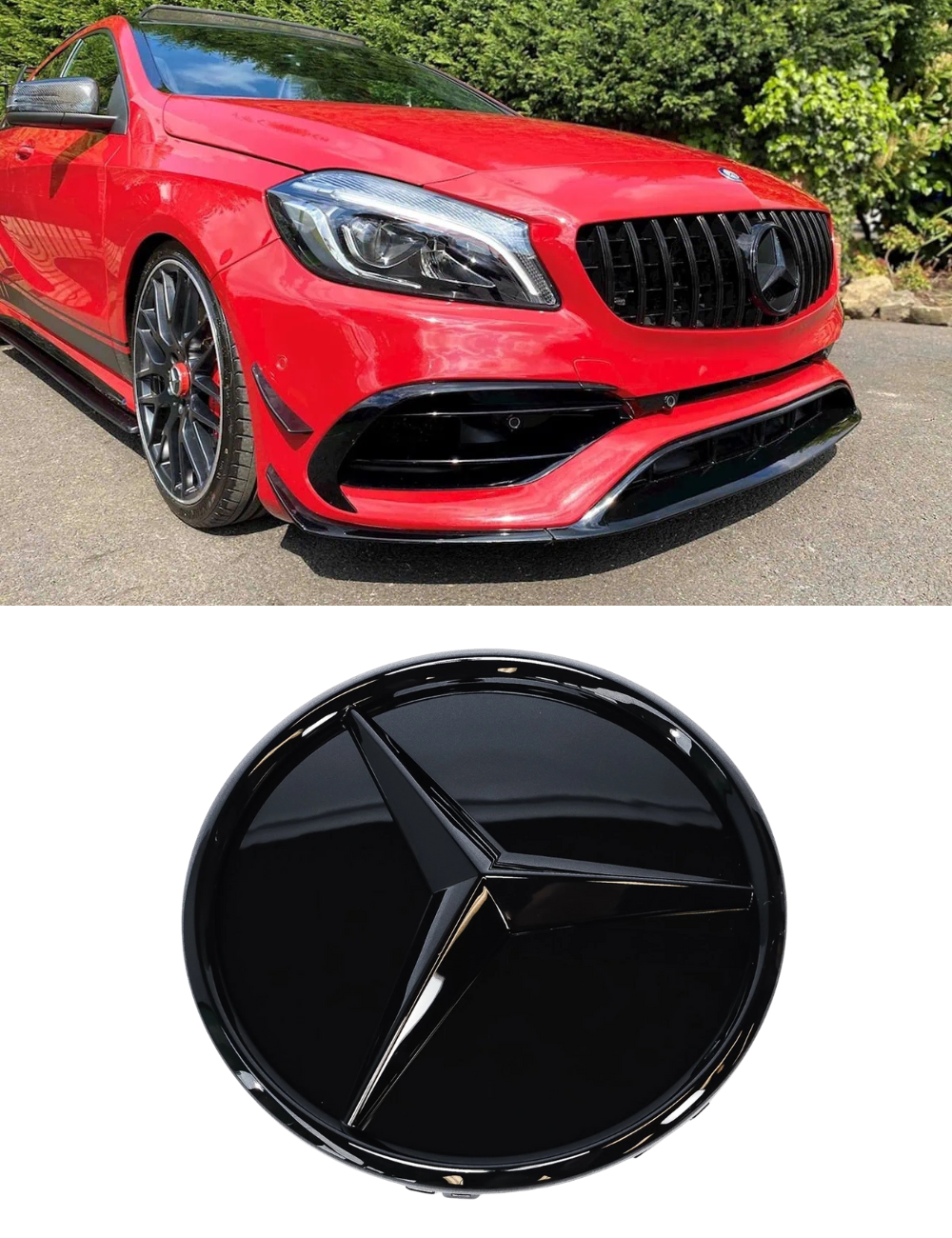 Mercedes Benz A-Class W176 Badges - Front + Rear (2012 - 2018)