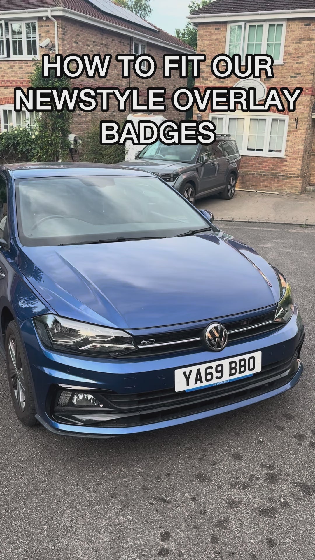 VW Polo (2013–2025) Gloss Black New Style Badge Cover – ACC Compatible