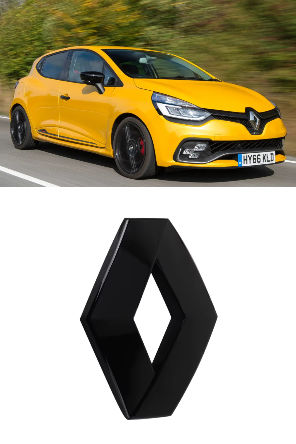 Renault Clio MK3 - MK5 Front + Rear Badge