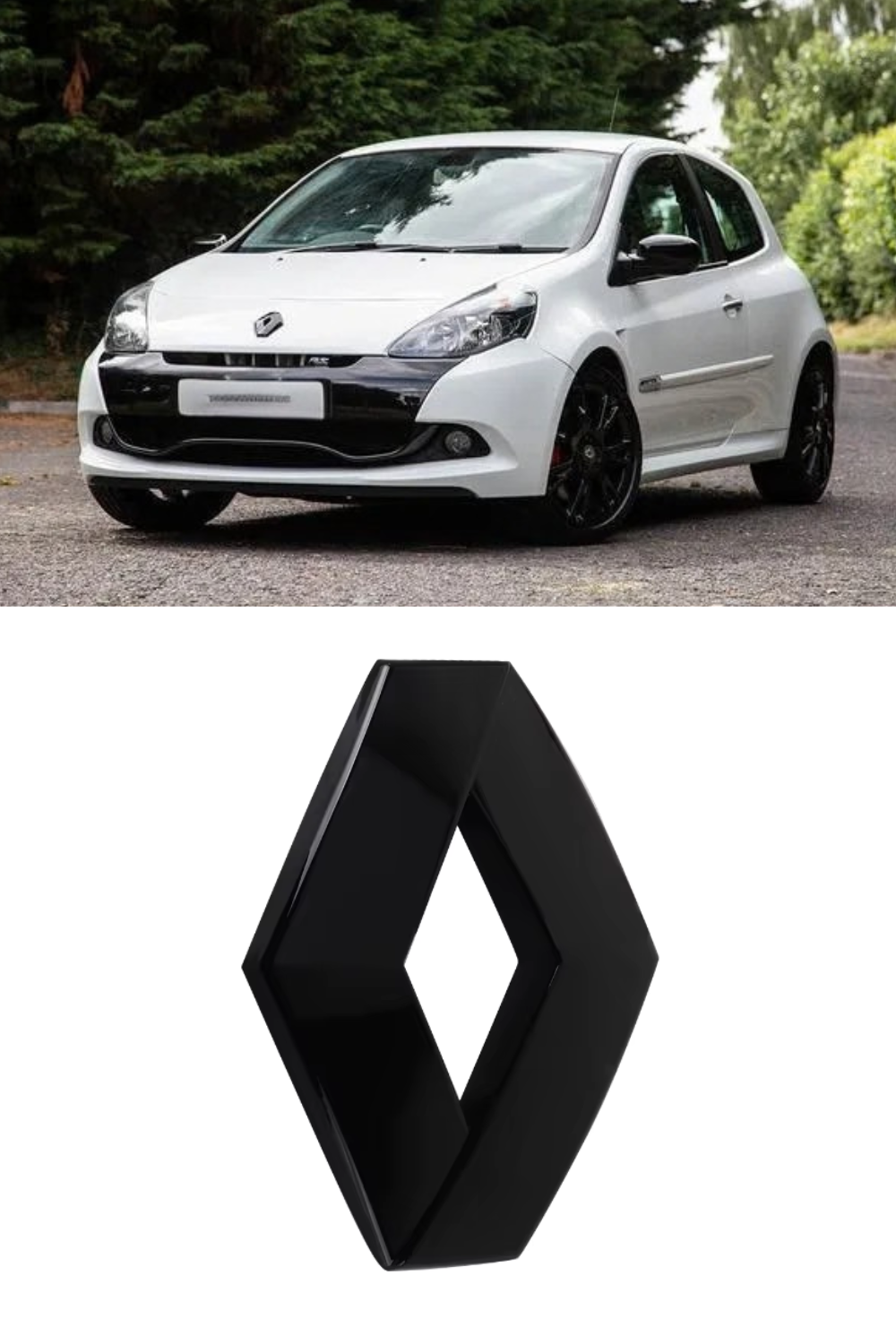 Renault Clio MK3 - MK5 Front + Rear Badge