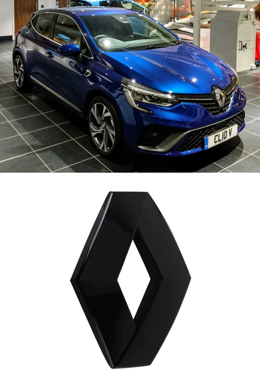 Renault Clio MK3 - MK5 Front + Rear Badge