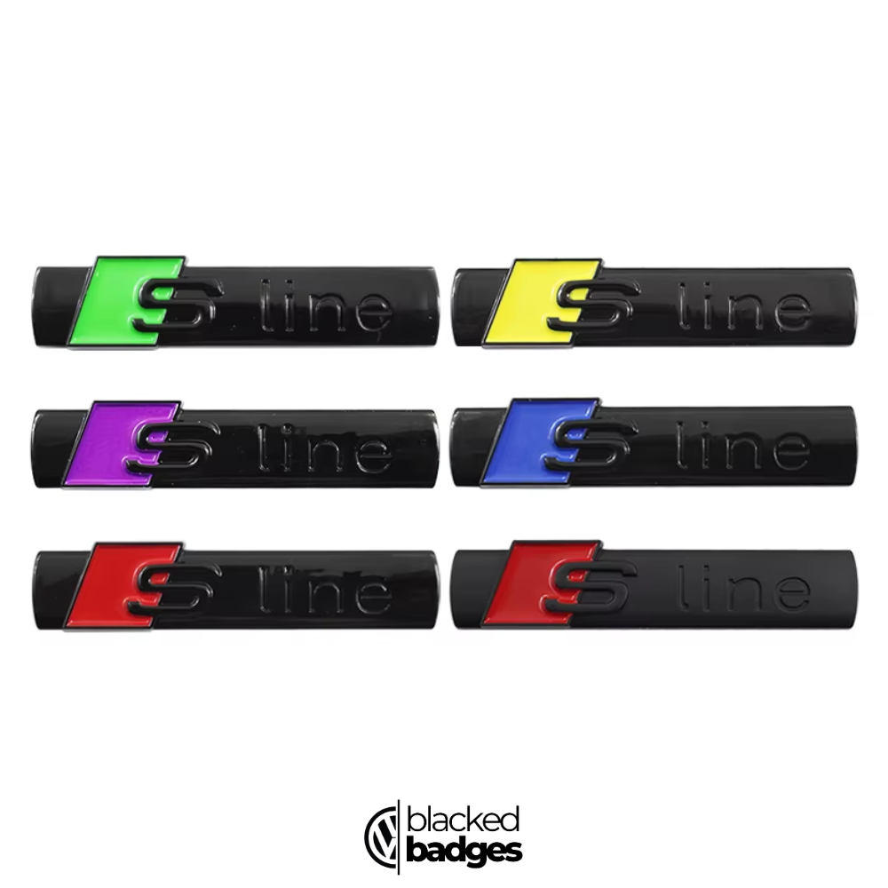 Audi S-Line Badges - ALL COLOURS