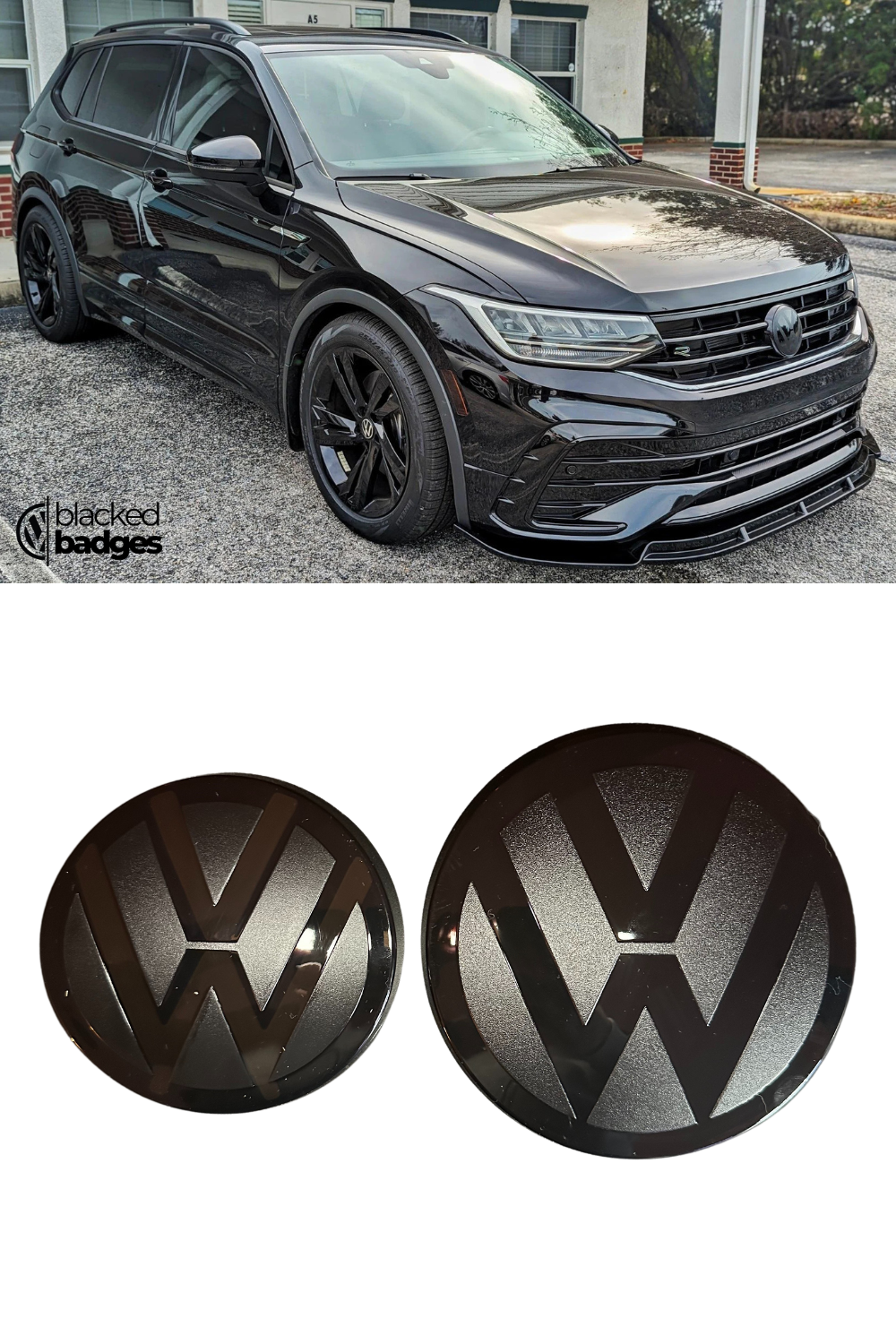 VW Tiguan (2010- 2024) Newstyle Overlay Badge ACC RADAR SAFE