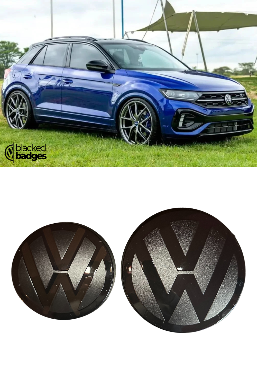 VW T-Roc (2018 - 2024) Newstyle Overlay Badge ACC RADAR SAFE