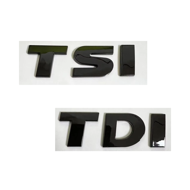 TSI / TDI Gloss Black Badges - FOR VOLKSWAGEN