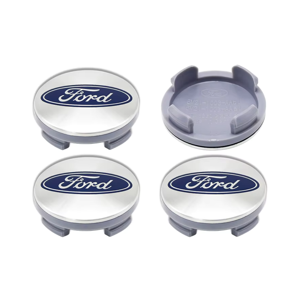 Ford Wheel Caps - Set Of 4 - 54mm